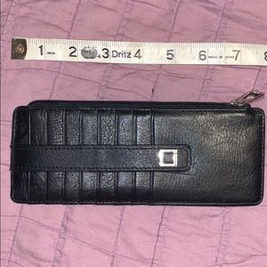 Lodis black credit card wallet EUC